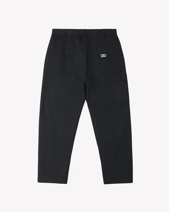 Men HARDWORK CARPENTER PANT Black OBEY Clothing BOTTOMS