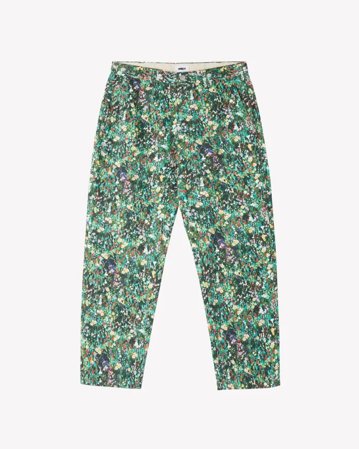 Men HARDWORK CARPENTER PANT Black OBEY Clothing BOTTOMS