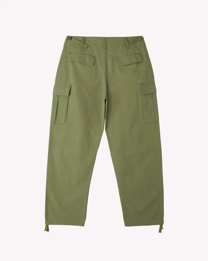 Men HARDWORK RIPSTOP CARGO PANT Light Army OBEY Clothing BOTTOMS