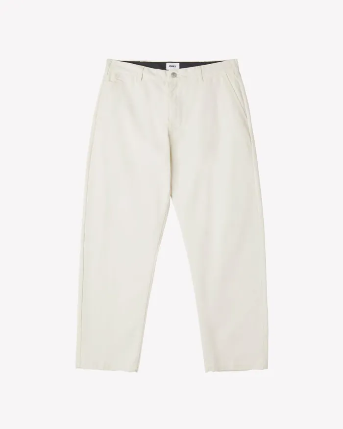 Men HARDWORK WORK PANT Java Brown OBEY Clothing BOTTOMS