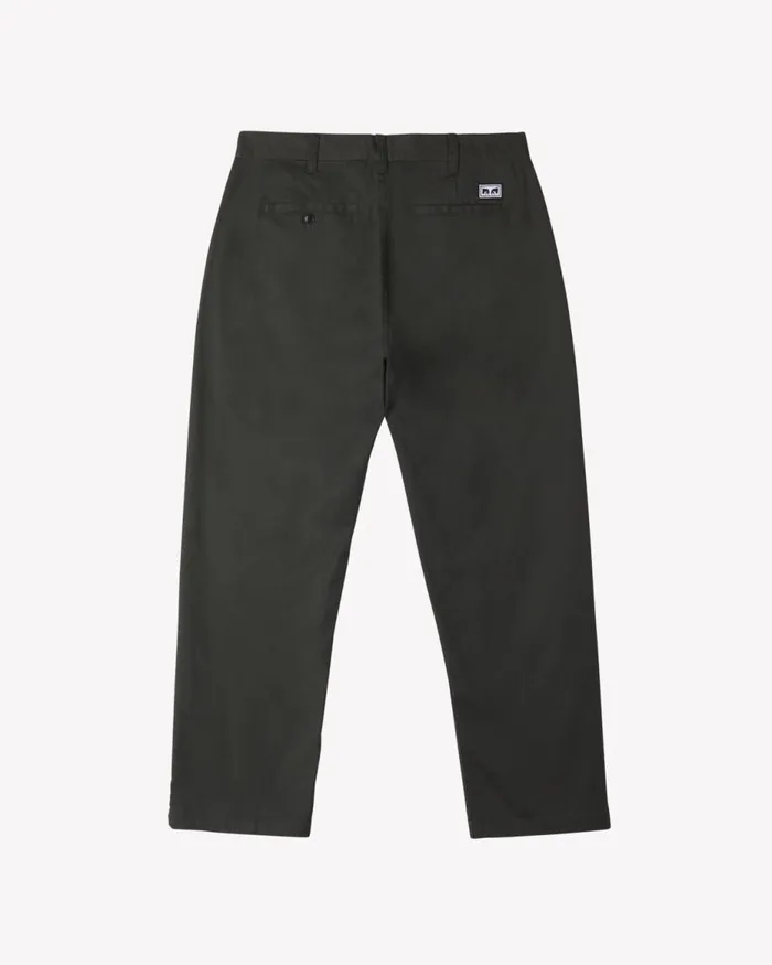 Men HARDWORK WORK PANT Java Brown OBEY Clothing BOTTOMS