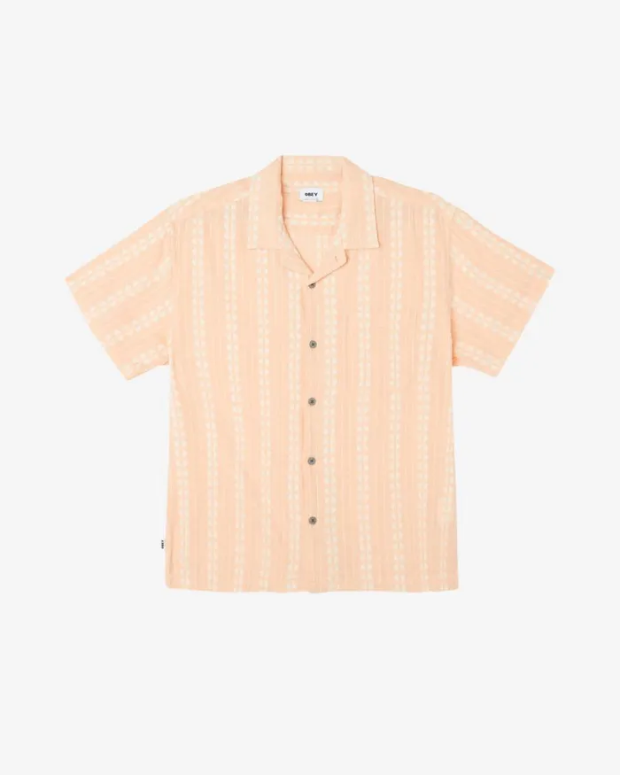Men HARMONY SS SHIRT White Multi OBEY Clothing TOPS