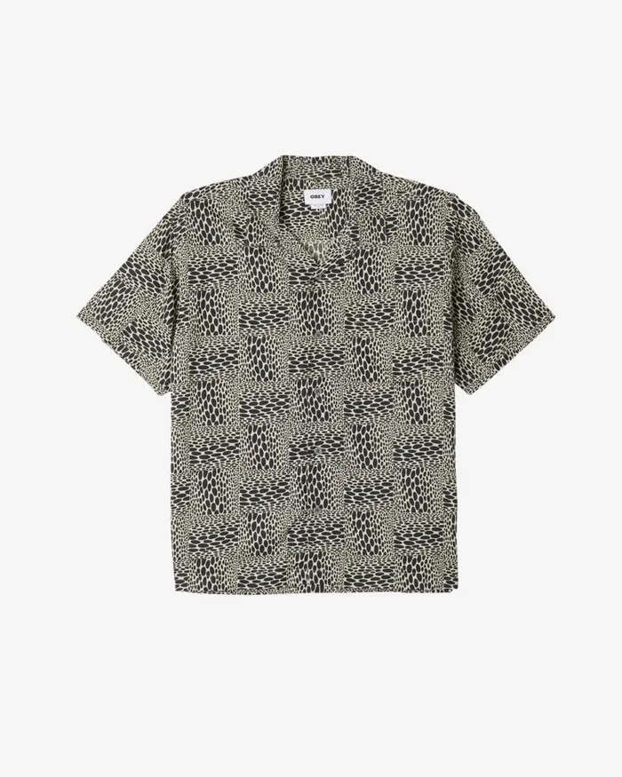 Men HOBART SHIRT Orchid Petal Multi OBEY Clothing TOPS