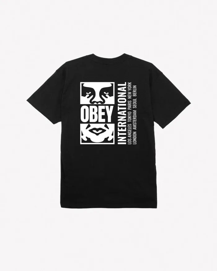 Men ICON SPLIT CLASSIC TSHIRT Digital Violet OBEY Clothing TSHIRTS