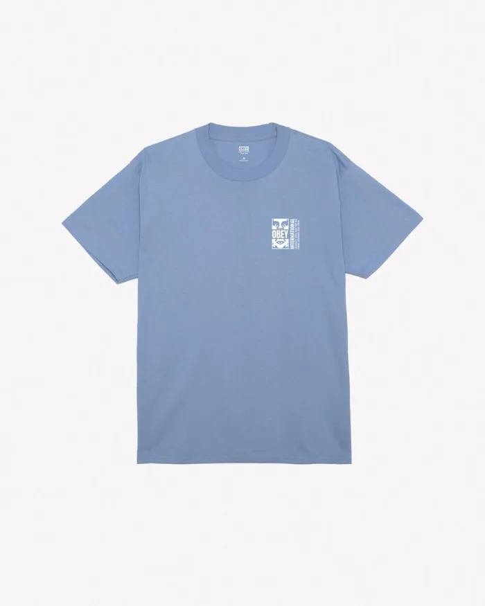 Men ICON SPLIT CLASSIC TSHIRT Digital Violet OBEY Clothing TSHIRTS