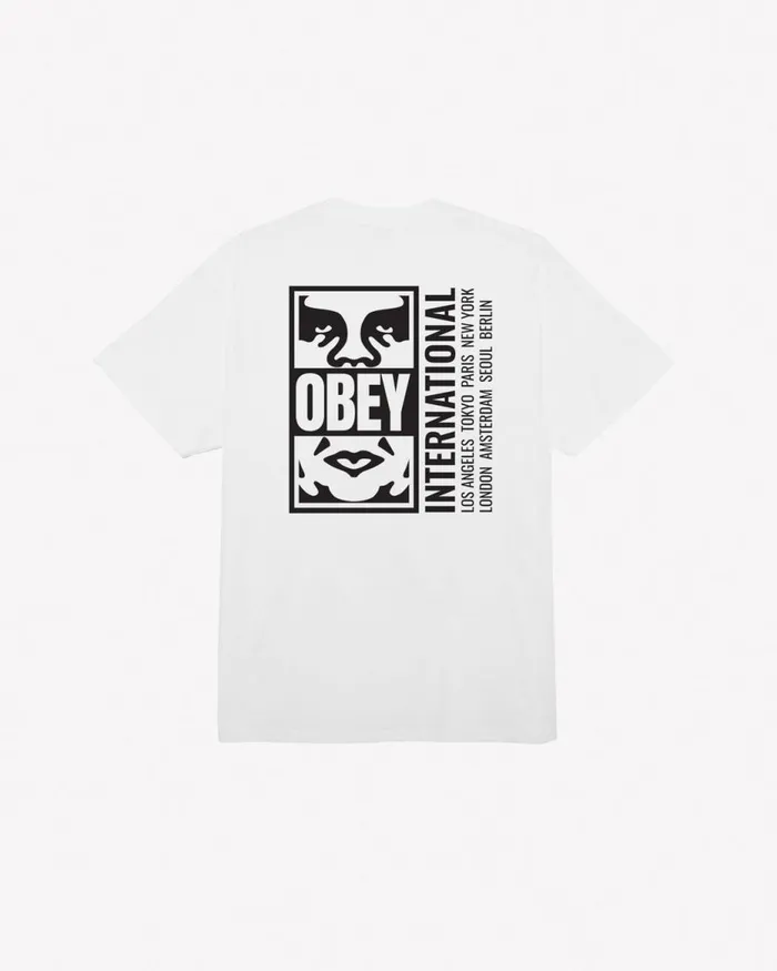 Men ICON SPLIT CLASSIC TSHIRT Digital Violet OBEY Clothing TSHIRTS