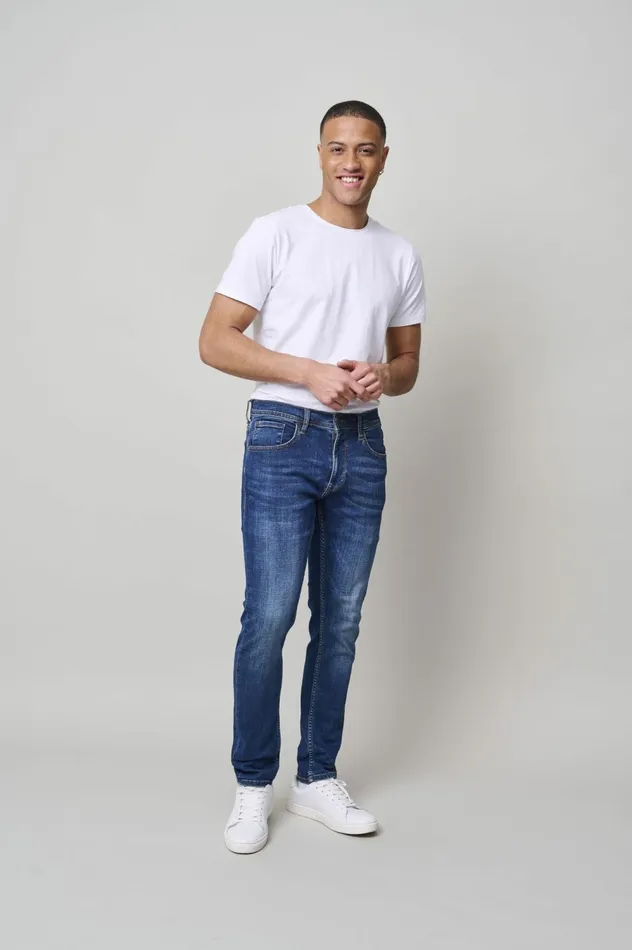 Men Jeans Blend Multiflex Jet Jeans Denim Dark Blue
