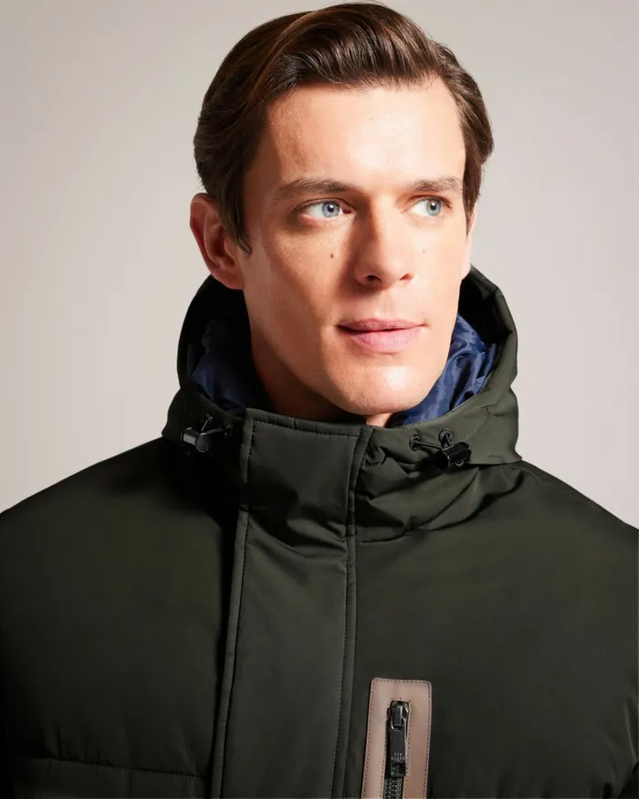Men KINMONT 8211 Hooded Puffer Jacket Medium Green Ted Baker Coats and Jackets Men KINMONT 8211 Hooded Puffer Jacket Medium Green Ted Baker Coats and Jackets