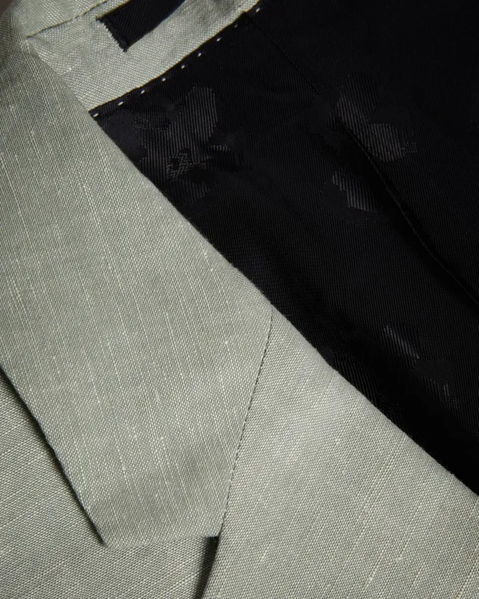 Men LANCEJ 8211 Wool And Linen Blazer Light Green Ted Baker Suits Men LANCEJ 8211 Wool And Linen Blazer Light Green Ted Baker Suits