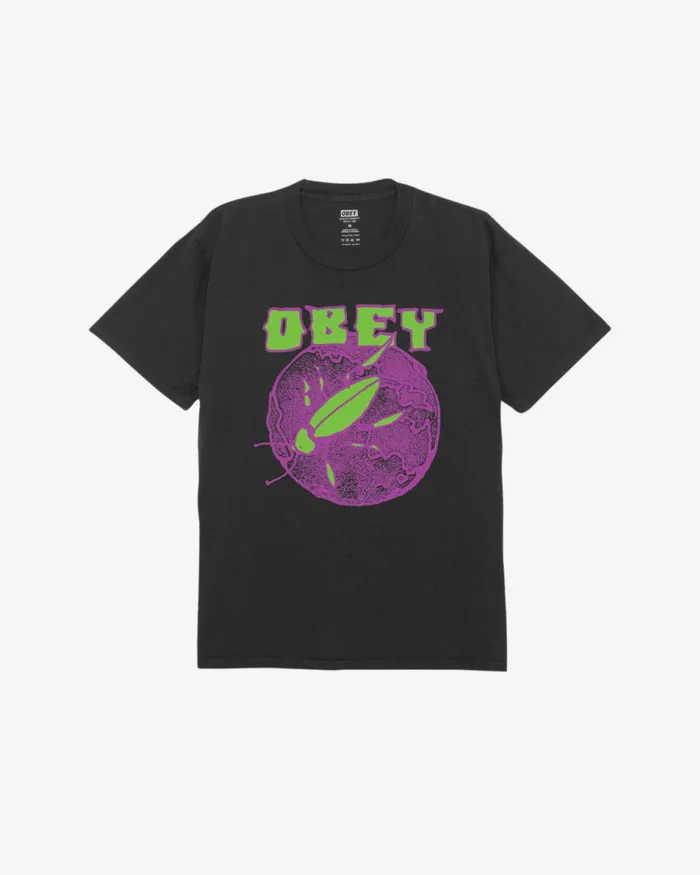 Men LAY WASTE PIGMENT TSHIRT Pigment Vintage Black OBEY Clothing BIGWIG