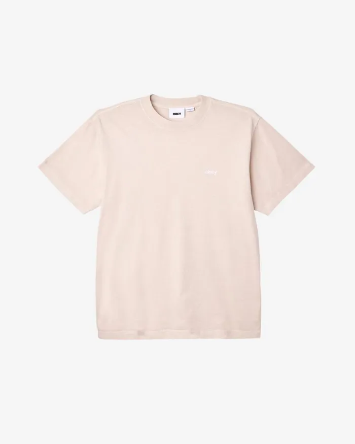 Men LOWERCASE PIGMENT TSHIRT Pigment Clay OBEY Clothing TOPS