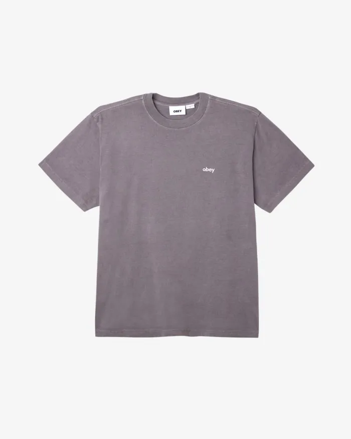 Men LOWERCASE PIGMENT TSHIRT Pigment Clay OBEY Clothing TOPS