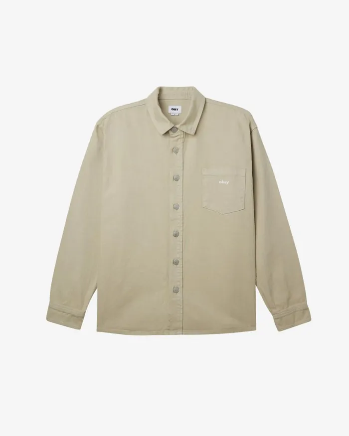Men MAGNOLIA SHIRT Clay OBEY Clothing Denim