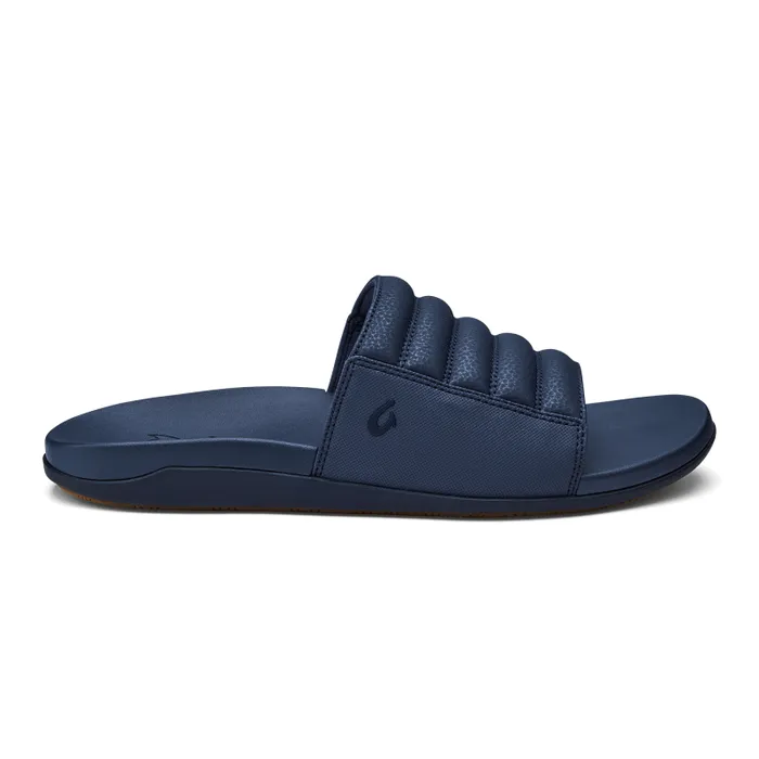 Men Maha 039Olu Mens Comfortable Slide Sandals Moonlit Ocean Olukai WaterFriendly