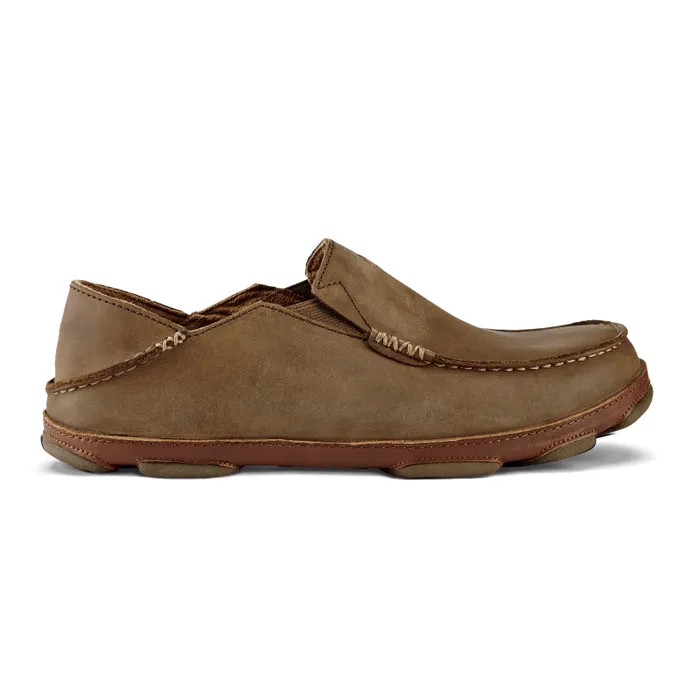 Men Molo Mens Leather Slip On Shoes Ray Toffee Olukai SlipOn