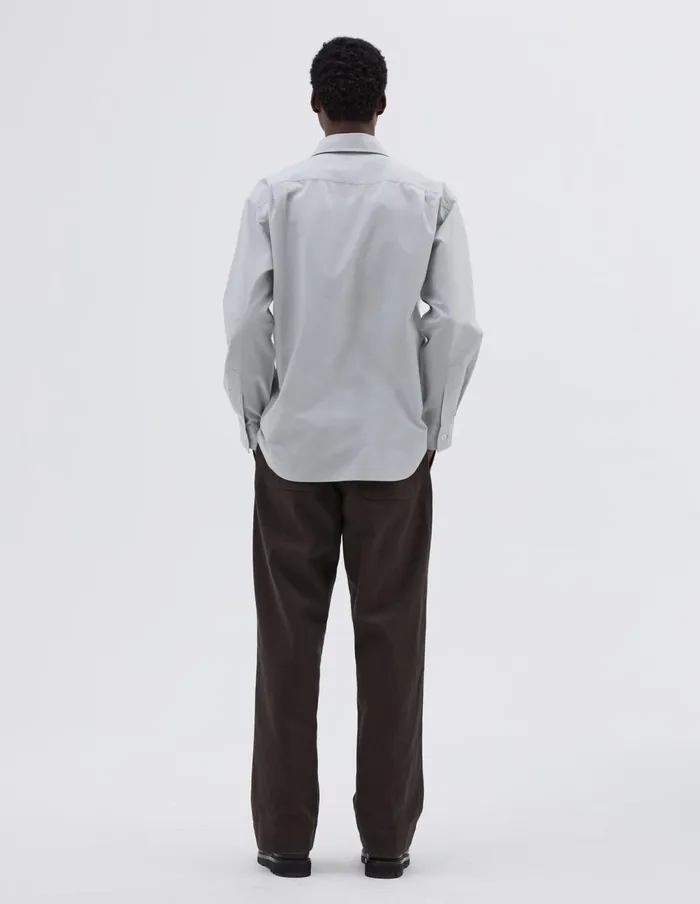 Men Monogram Shirt Faded Grey Margaret Howell Shirts