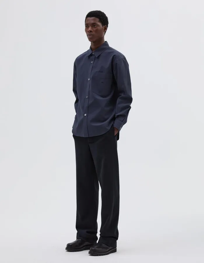 Men Monogram Shirt Ink Margaret Howell Shirts