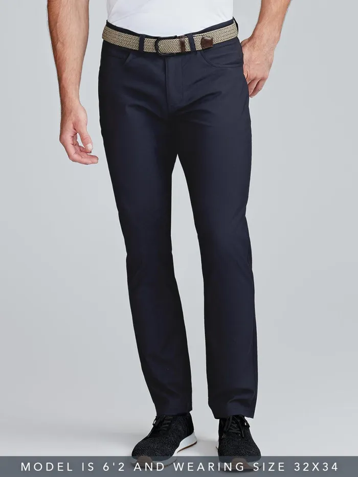 Men Motion Pant Tailored Fit 8211 Classic Navy Tasc Performance Golf