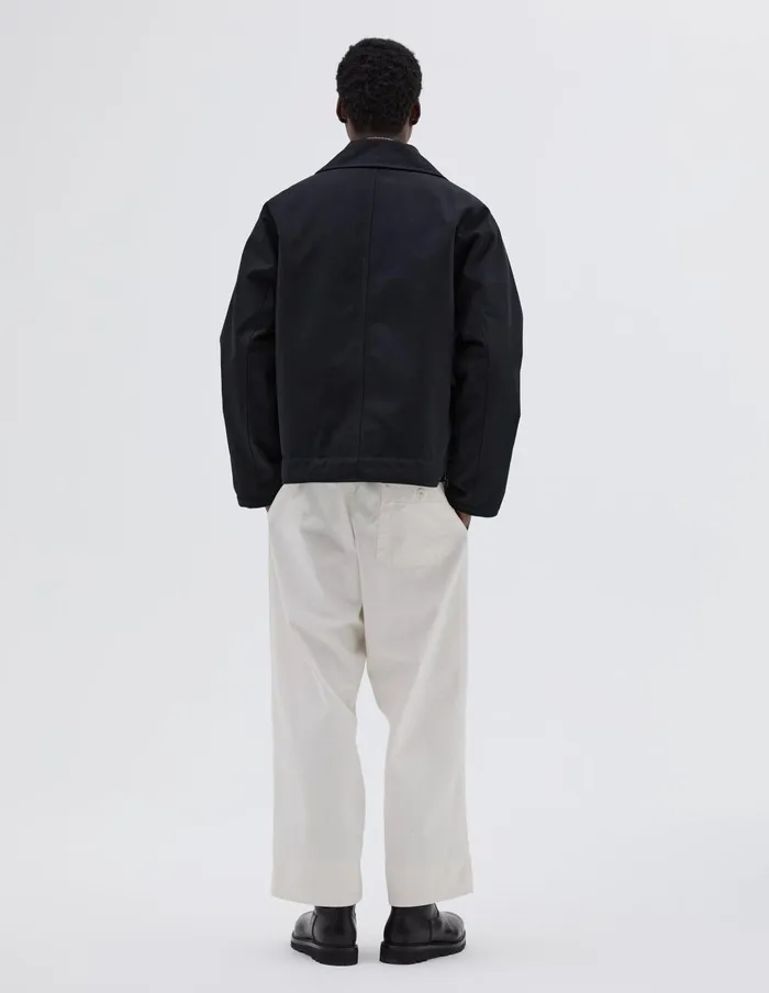 Men Naval Jacket Black Margaret Howell Jackets and Coats