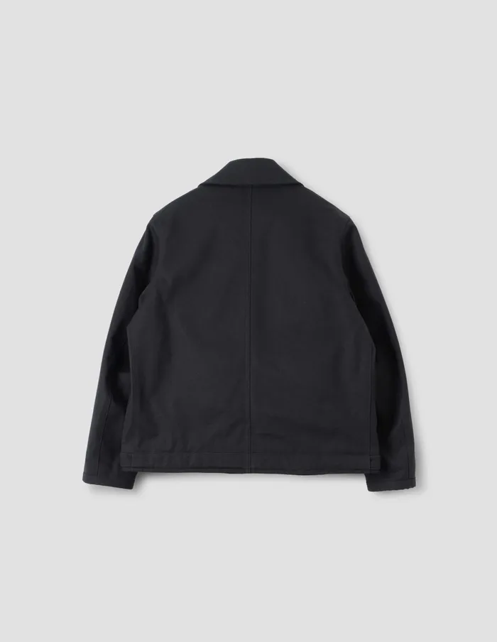 Men Naval Jacket Black Margaret Howell Jackets and Coats