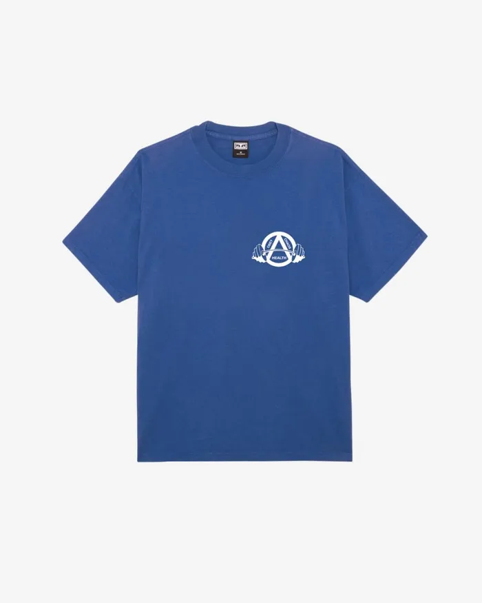 Men NOTHING HEAVYWEIGHT TSHIRT Surf Blue OBEY Clothing TSHIRTS