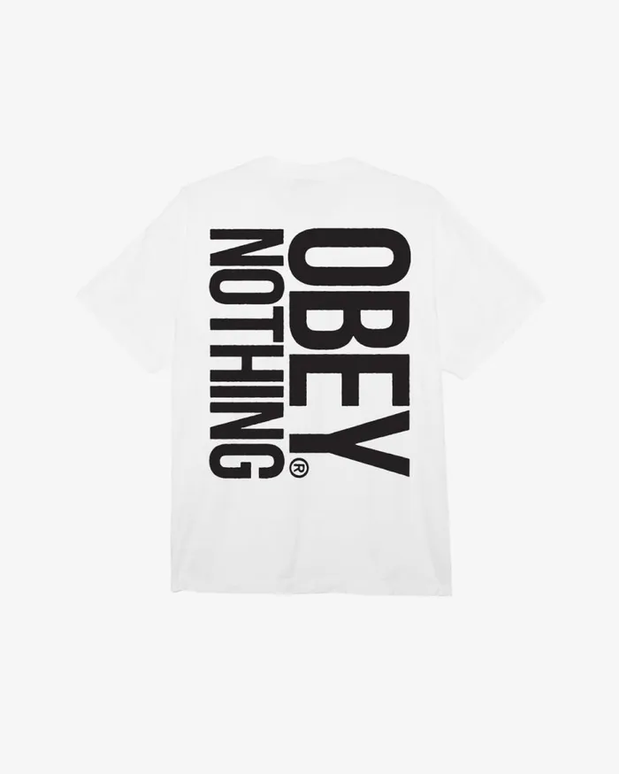 Men NOTHING HEAVYWEIGHT TSHIRT Surf Blue OBEY Clothing TSHIRTS