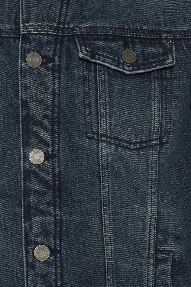 Men Outerwear Blend Outerwear Denim Dark Blue