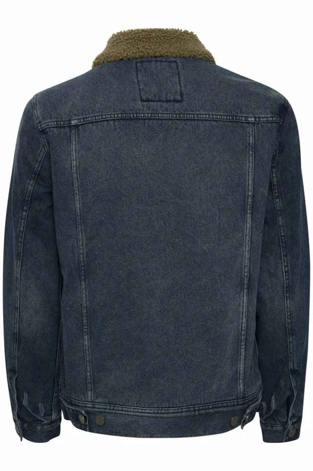 Men Outerwear Blend Outerwear Denim Dark Blue