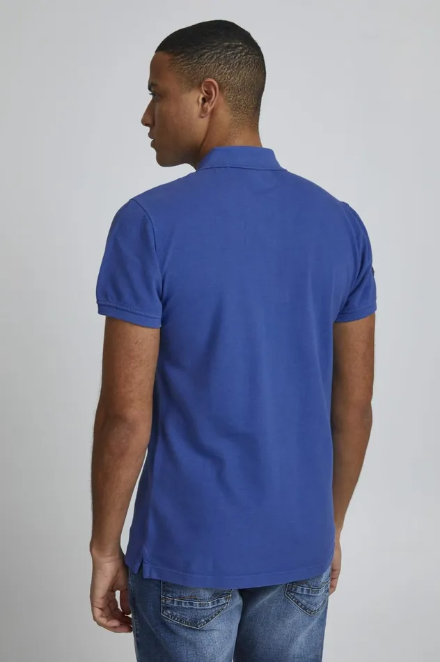 Men Polos Blend Polo Shirt Nautical Blue