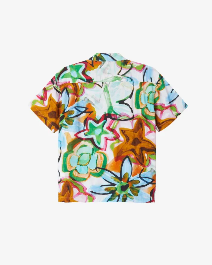 Men REQUIEM SHIRT Golden Brown Multi OBEY Clothing TOPS