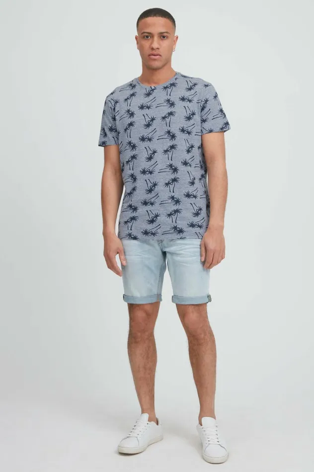 Men TShirts Blend Tshirt Moonlight Blue