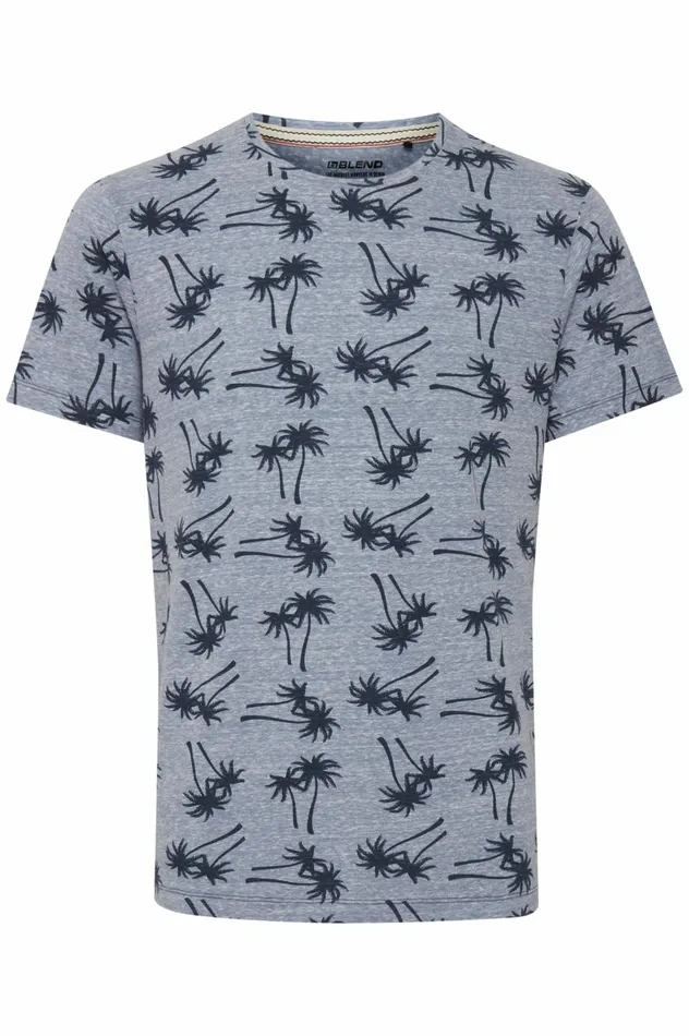 Men TShirts Blend Tshirt Moonlight Blue