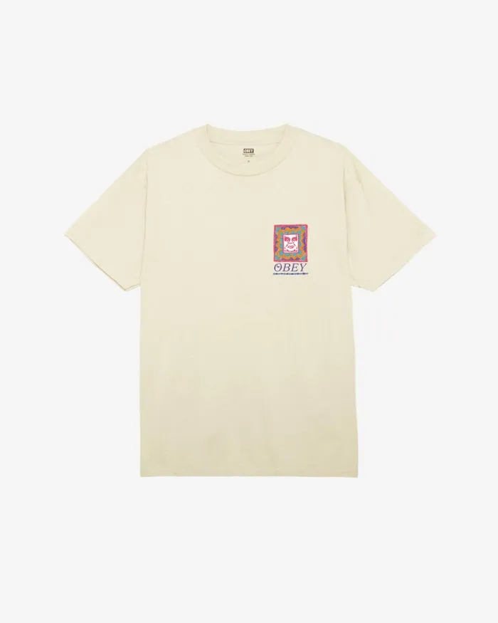 Men THROWBACK CLASSIC TSHIRT White OBEY Clothing TSHIRTS