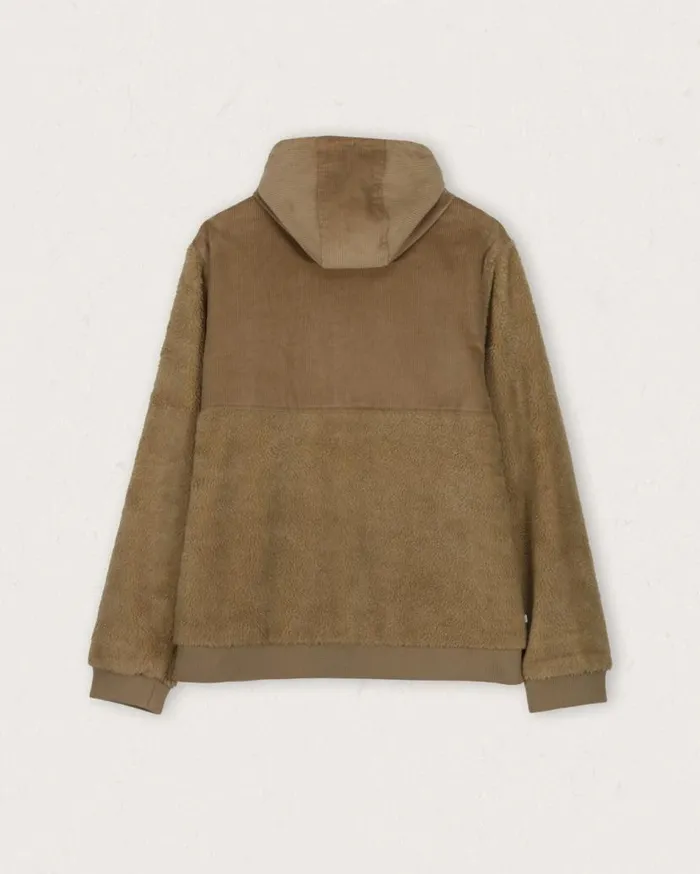 Men Tops Passenger Adventure Recycled DeepPile Sherpa Fleece Biscuit Biscuit