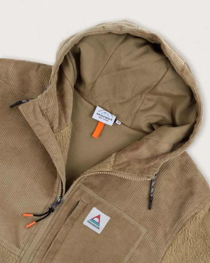 Men Tops Passenger Adventure Recycled DeepPile Sherpa Fleece Biscuit Biscuit