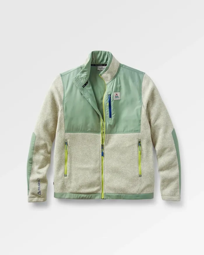 Men Tops Passenger Backroads Recycled Polartec Fleece Birch Marl Birch Marl