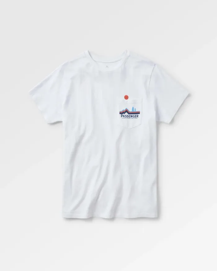 Men Tops Passenger Branch Out Recycled Cotton TShirt White White