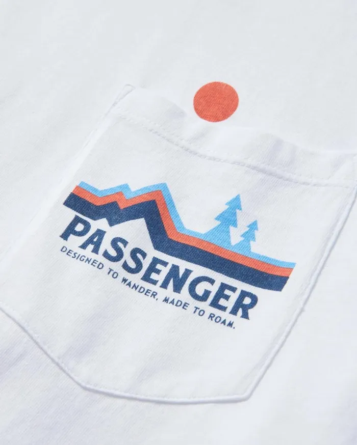Men Tops Passenger Branch Out Recycled Cotton TShirt White White