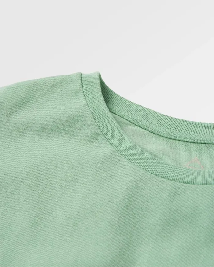Men Tops Passenger Escapism Recycled Cotton TShirt Green Fig Green Fig