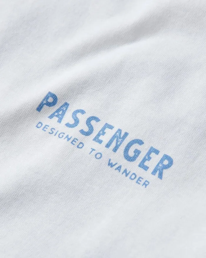 Men Tops Passenger Icon Recycled Cotton TShirt White White