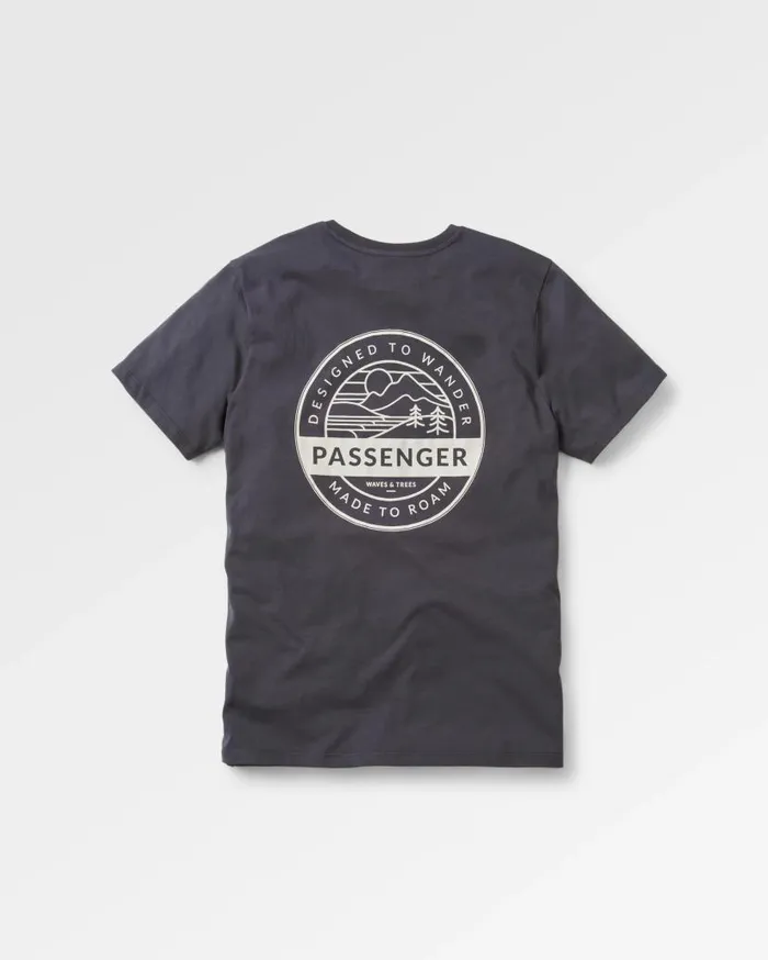 Men Tops Passenger Odyssey Recycled Cotton TShirt Black Black