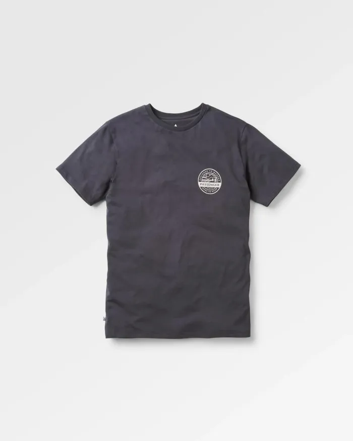 Men Tops Passenger Odyssey Recycled Cotton TShirt Black Black