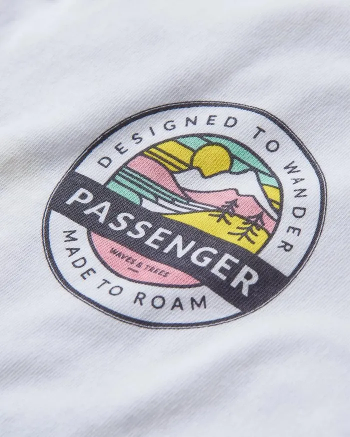 Men Tops Passenger Odyssey Recycled Cotton TShirt White White