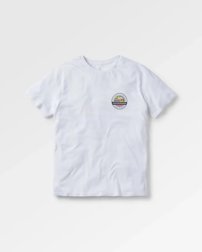 Men Tops Passenger Odyssey Recycled Cotton TShirt White White