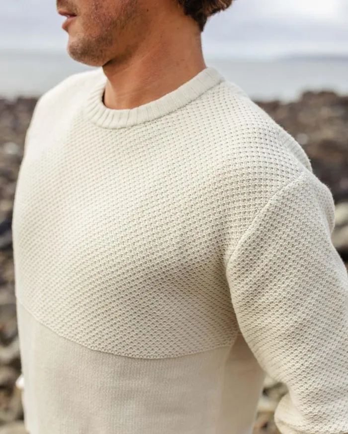 Men Tops Passenger Swell Knitted Jumper Off White Off White