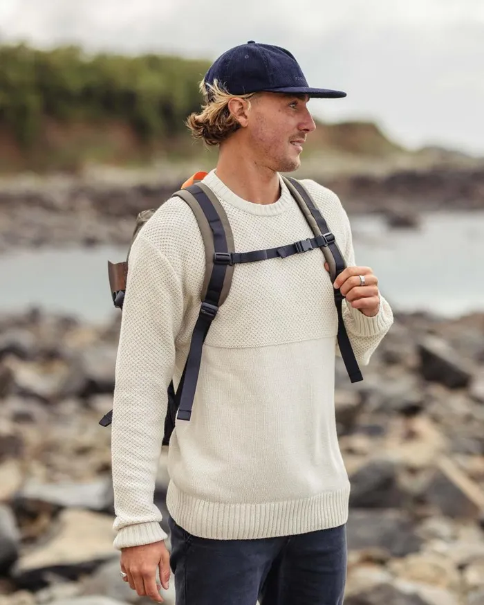 Men Tops Passenger Swell Knitted Jumper Off White Off White