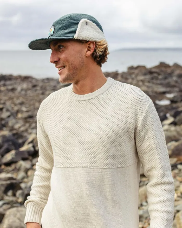 Men Tops Passenger Swell Knitted Jumper Off White Off White