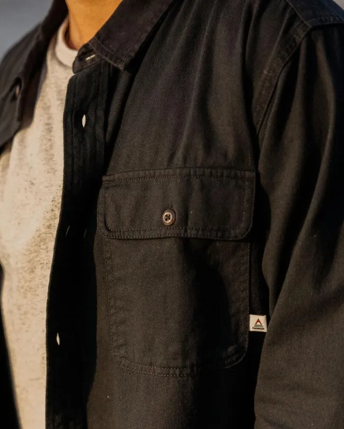 Men Tops Passenger Vision Organic Cotton Shirt Black Black