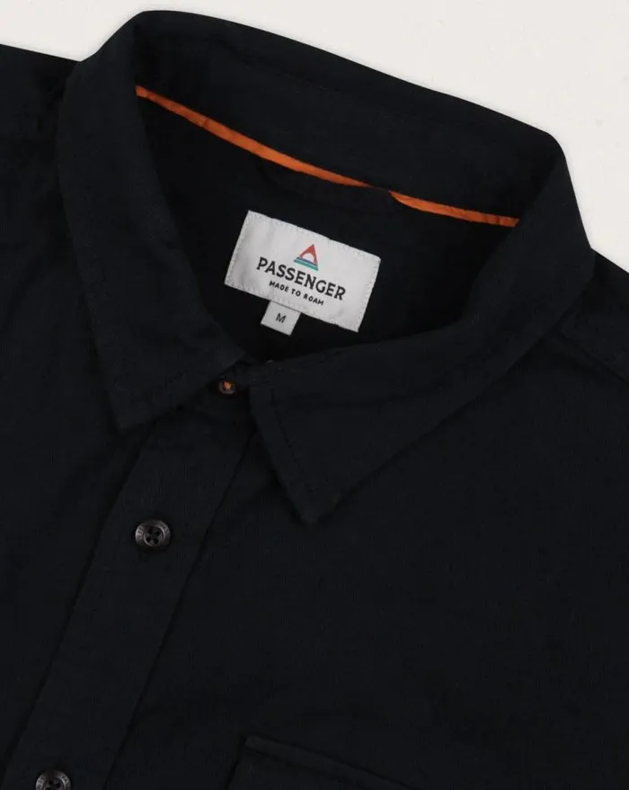 Men Tops Passenger Vision Organic Cotton Shirt Black Black
