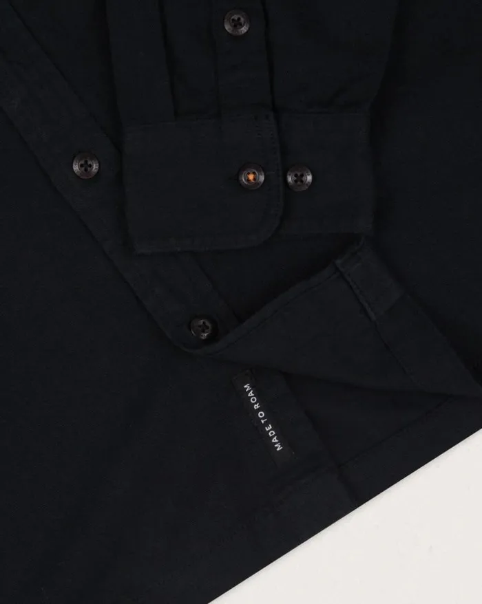 Men Tops Passenger Vision Organic Cotton Shirt Black Black